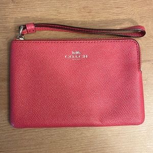 Pink coach wallet